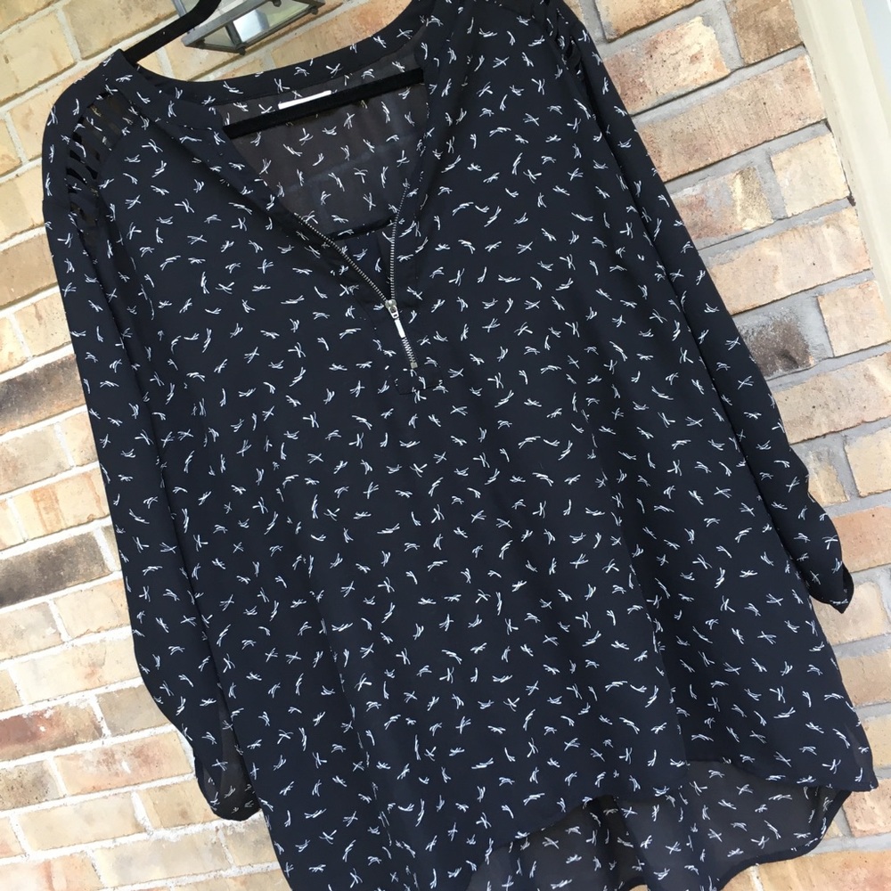 Maurices plus size 3x blouse beautiful EUC